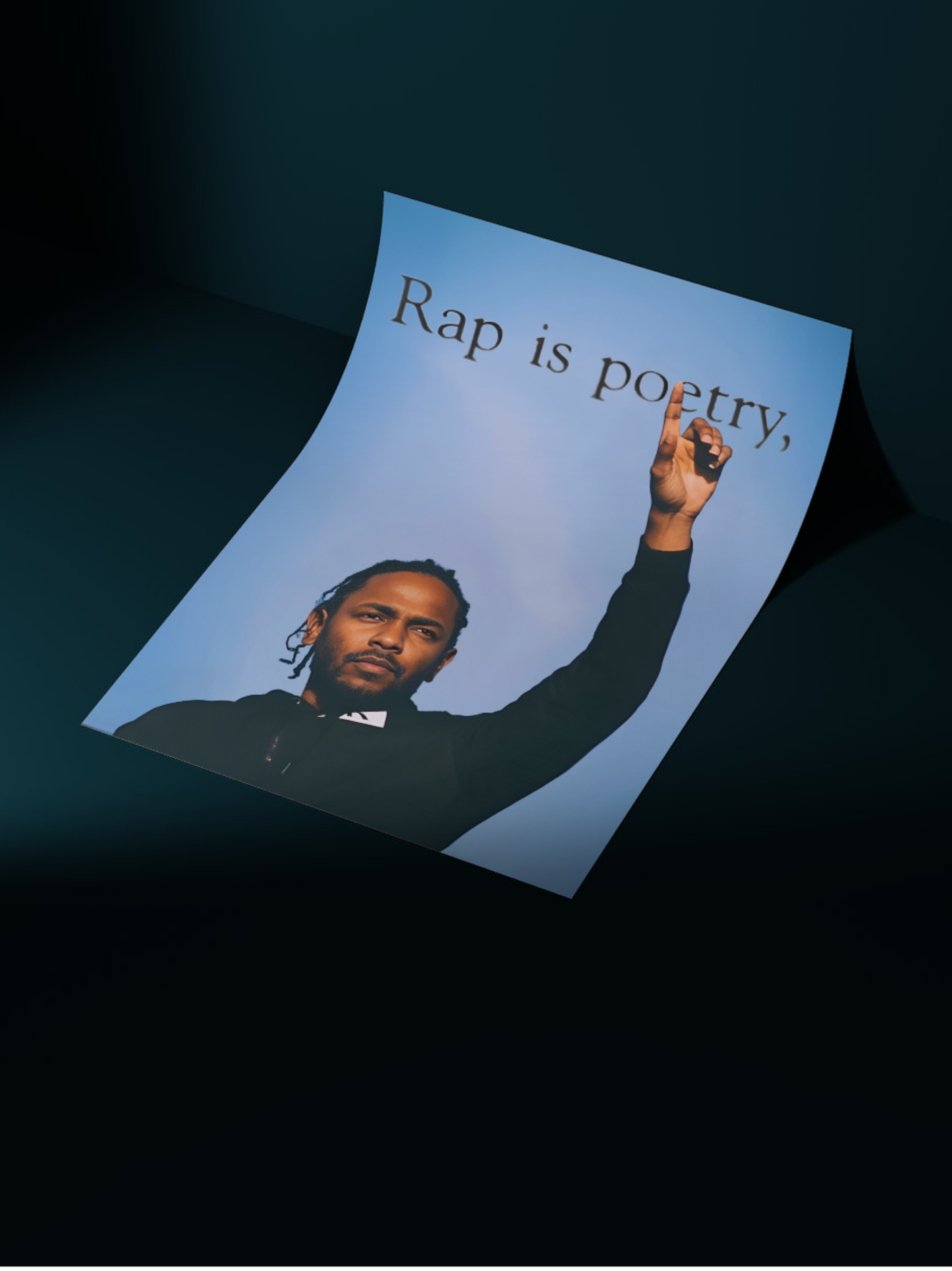 Rap is Poetry - Kendrick Lamar Poster