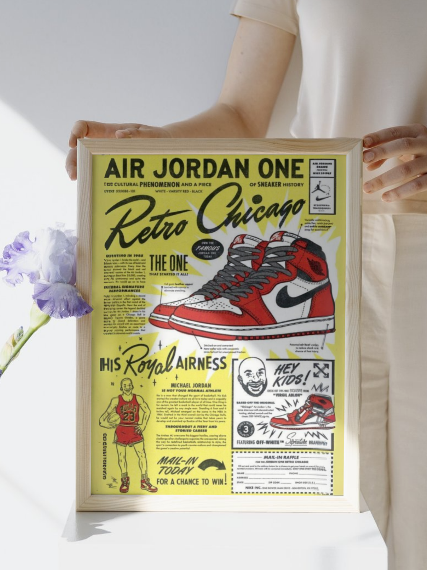 Air Jordan One Chicago Poster