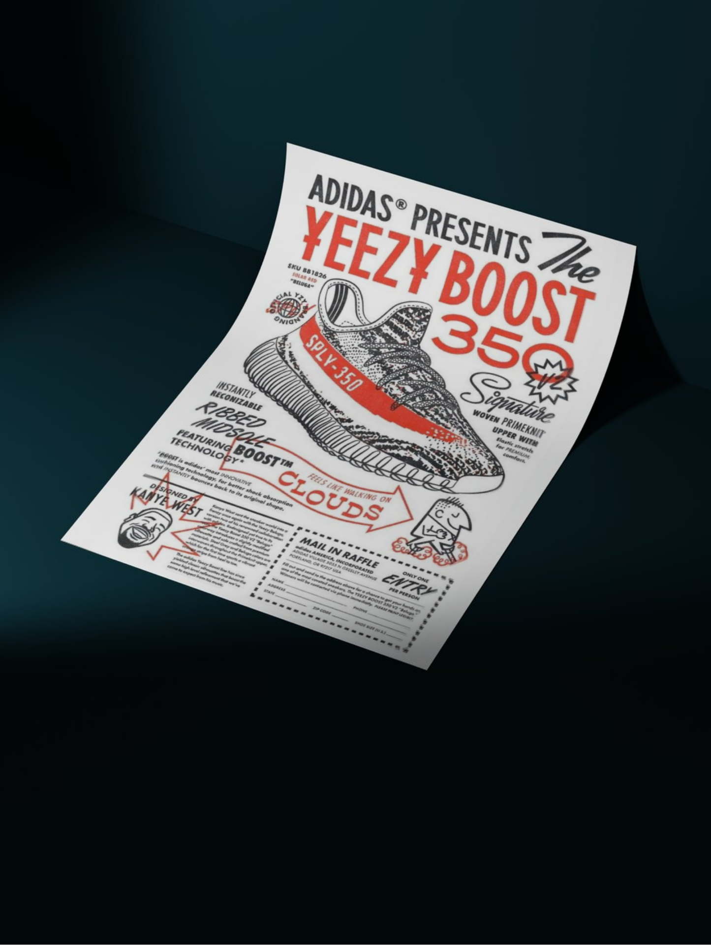 Yeezy 350 Poster